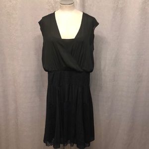 BCBG Paris Black Midi Dress